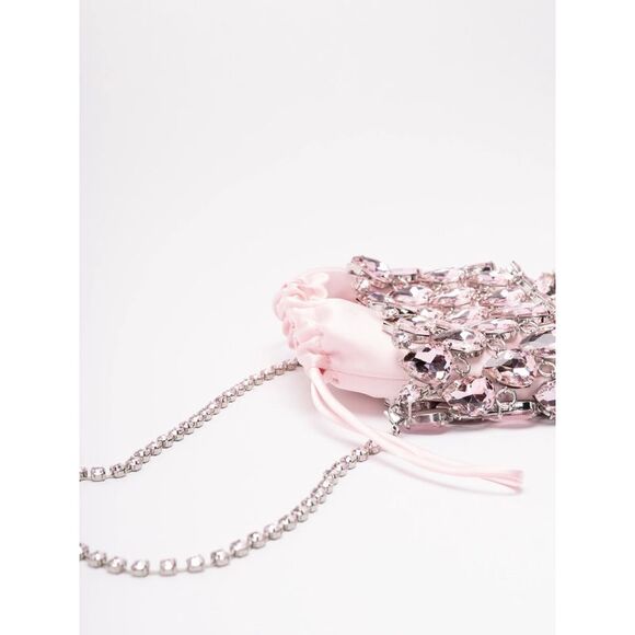 Self-Portrait Women Crystal Chainmail Mini Bag - Picture 3 of 6